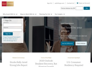 How agedwards.com looks like on a tablet such as an iPad.
