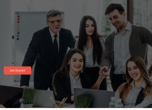 How agileinfoways.com looks like on a tablet such as an iPad.