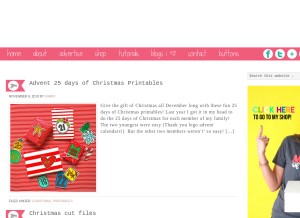 How agirlandagluegun.com looks like on a tablet such as an iPad.