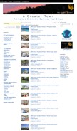 How agreatertown.com looks like on a mobile device such as an iPhone.