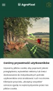 How agropixel.pl looks like on a mobile device such as an iPhone.