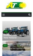 How agrotechnikasc.pl looks like on a mobile device such as an iPhone.