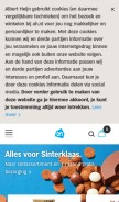 How ah.nl looks like on a mobile device such as an iPhone.