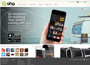 How ahanet.net looks like on a tablet such as an iPad.