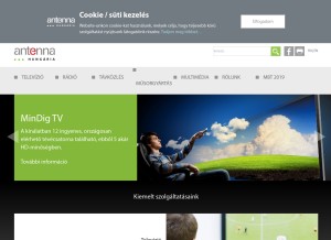 How ahrt.hu looks like on a tablet such as an iPad.