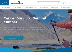 How ahss.org looks like on a tablet such as an iPad.