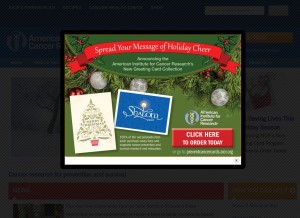 How aicr.org looks like on a tablet such as an iPad.