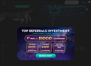 How aigain.com looks like on a tablet such as an iPad.