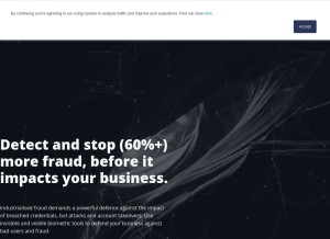 How aimbrain.com looks like on a tablet such as an iPad.