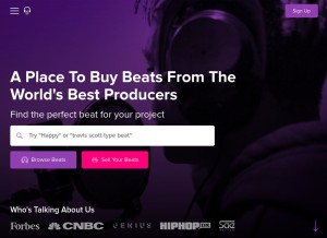 How airbit.com looks like on a tablet such as an iPad.