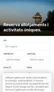 How airbnb.cat looks like on a mobile device such as an iPhone.