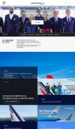 How airfranceklm.com looks like on a mobile device such as an iPhone.