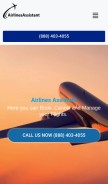 How airlinesassistantdeals.com looks like on a mobile device such as an iPhone.