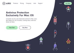 How airoav.com looks like on a tablet such as an iPad.