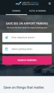 How airportparkingreservations.com looks like on a mobile device such as an iPhone.