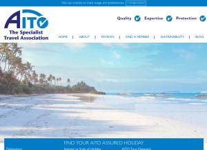 How aito.com looks like on a tablet such as an iPad.