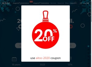 How aitoc.com looks like on a tablet such as an iPad.