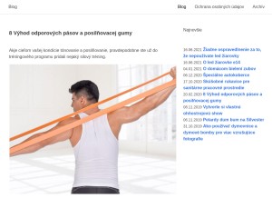 How akcstudio.sk looks like on a tablet such as an iPad.