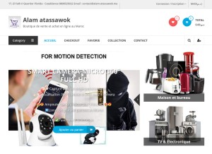 How alam-atassawok.ma looks like on a tablet such as an iPad.