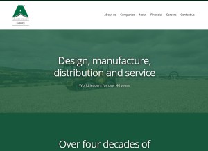 How alamoeur.com looks like on a tablet such as an iPad.