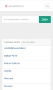 How alarmeringen.nl looks like on a mobile device such as an iPhone.