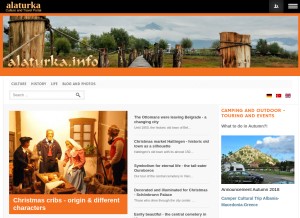 How alaturka.info looks like on a tablet such as an iPad.