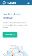 How albert.io looks like on a mobile device such as an iPhone.