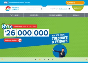 How alc.ca looks like on a tablet such as an iPad.