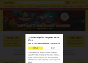 How alchimiaweb.com looks like on a tablet such as an iPad.