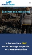 How alconeroandassociatespublicadjusters.com looks like on a mobile device such as an iPhone.
