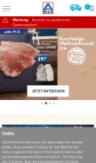 How aldi-nord.de looks like on a mobile device such as an iPhone.