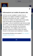 How aldi.it looks like on a mobile device such as an iPhone.