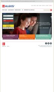 How aleks.com looks like on a mobile device such as an iPhone.