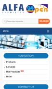 How alfa-chemistry.com looks like on a mobile device such as an iPhone.