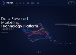 How alimama.com looks like on a tablet such as an iPad.