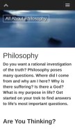 How allaboutphilosophy.org looks like on a mobile device such as an iPhone.