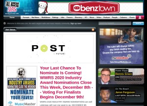 How allaccess.com looks like on a tablet such as an iPad.