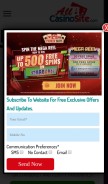 How allcasinosite.com looks like on a mobile device such as an iPhone.