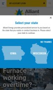How alliantenergy.com looks like on a mobile device such as an iPhone.