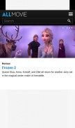 How allmovie.com looks like on a mobile device such as an iPhone.