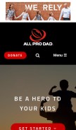 How allprodad.com looks like on a mobile device such as an iPhone.
