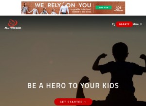 How allprodad.com looks like on a tablet such as an iPad.