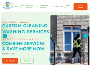 How allseasonenterprise.com looks like on a tablet such as an iPad.