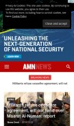 How almasdarnews.com looks like on a mobile device such as an iPhone.