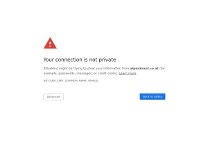 How alpenkraut.co.at looks like on a tablet such as an iPad.