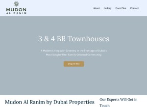How alranim-mudon.com looks like on a tablet such as an iPad.
