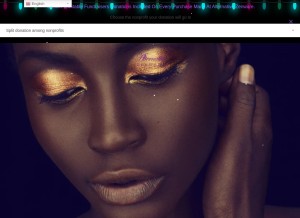 How alternativezenware.com looks like on a tablet such as an iPad.