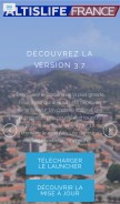 How altislife-france.com looks like on a mobile device such as an iPhone.
