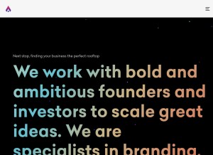 How altorise.com looks like on a tablet such as an iPad.