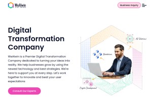 How alwin.io looks like on a tablet such as an iPad.